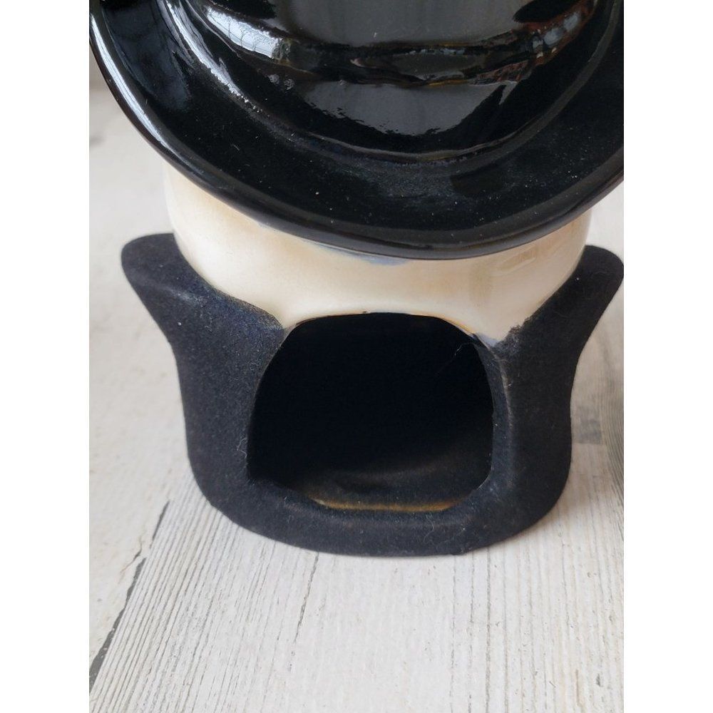 Yankee hand candle boney head skeleton wax warmer tea light holder Halloween - Picture 7 of 9